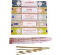 Bouquet Purification Assortiment d'encens SATYA 5 parfums lot de 60 bâtons