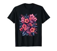 Bouquet Romantique de Fleurs Roses et Oranges T-Shirt