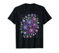 Bouquet Romantique de Roses Violettes Lavande T-Shirt
