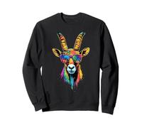 Bouquetin Chèvre Capricorne Chèvres Douces Sweatshirt