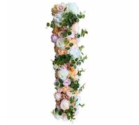 Bouquets artificiels de fleurs de faux bouquet de panneau mural de rangée de fleurs pour la fête de mariage