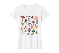 Bouquets de Champignons dans la Nature forêt bohème avec étoiles T-Shirt Graphique avec Valeur
