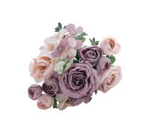 Bouquets de fleurs artificielles prêts à photographier,-Violet