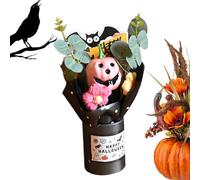 Bouquets de fleurs d'Halloween | Décoration de cheminée avec bouquet de - Fleurs artificielles avec feuilles d'eucalyptus comme décoration pour l'intérieur et la maison ainsi que décoration