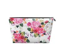 Bouquets de Fleurs Vintage, Trousse de Toilette Trousse de Maquillage Sac à cosmétiques Trousse de Toilette de Voyage Portable