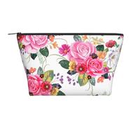Bouquets de Fleurs Vintage, Trousse de Toilette Trousse de Maquillage Sac à cosmétiques Trousse de Toilette de Voyage Portable