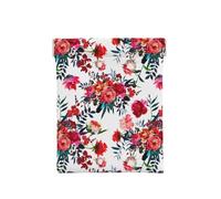 Bouquets Floraux Lumineux Chic Rouge Marine, Sac de Rangement pour Femmes, Portefeuille supérieur à Presser, Petit Porte-Monnaie, Pochette de Changement