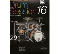Bourbasquet: drum session 16 29 pieces pour batterie (livre+cd) - le livre