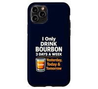 Bourbon Drink Yesterday Today Tomorrow Whisky Coque pour iPhone 11 Pro
