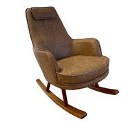 BOURBON - Fauteuil Rocking chair marron Marron