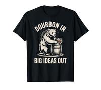 Bourbon in Big Ideas Out Whiskey Lover Spirit T-Shirt