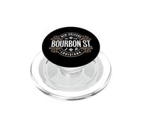 Bourbon Street New Orleans Music Est 1718 Vintage PopSockets PopGrip pour MagSafe