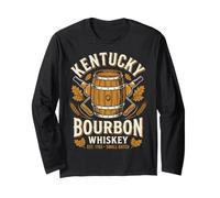 Bourbon Whiskey Drinker Tasting Distillery Bar Lover Men Manche Longue
