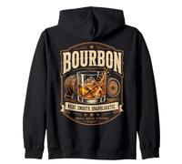 Bourbon Whiskey Drinker Tasting Distillery Bar Lover Men Sweat à Capuche