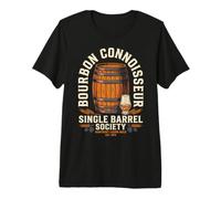 Bourbon Whiskey Drinker Tasting Distillery Bar Lover Men T-Shirt Haut de Gamme