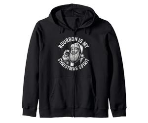 Bourbon Whisky is My Christmas Spirit Funny Whisky Lover Sweat à Capuche