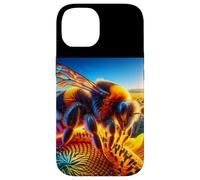 Bourdon dans Les tournesols en Gros Plan Coque pour iPhone 14