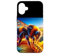 Bourdon dans Les tournesols en Gros Plan Coque pour iPhone 16 Plus