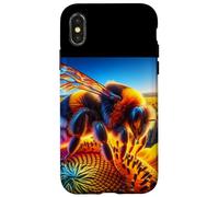 Bourdon dans Les tournesols en Gros Plan Coque pour iPhone X/XS