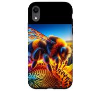 Bourdon dans Les tournesols en Gros Plan Coque pour iPhone XR