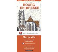 Bourg-en-Bresse, Ain - Plan de ville | Blay Foldex - 2024
