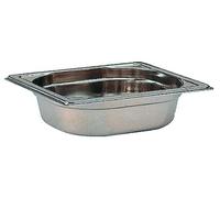 Bourgeat K073 Gastronorm Poêle 1/6 en acier inoxydable 3 l 176 mm de longueur x 162 mm de largeur x 200 mm de profondeur