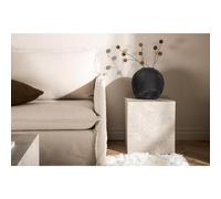 Bourgh Table basse York - Table d'appoint - 40 x 40 x 45 cm - Table basse - Table de salon en MDF aspect marbre beige - Meuble de salon