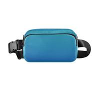 Bourgogne Sky Sac banane tendance pour femmes, hommes, adolescents, petit sac banane avec sangle réglable pour le cyclisme et la randonnée, Seafoam Royal, 1 size