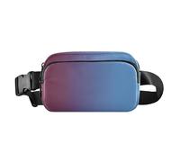 Bourgogne Sky Sac banane tendance pour femmes, hommes, adolescents, petit sac banane avec sangle réglable pour le cyclisme et la randonnée, Bordeaux Sky, 1 size