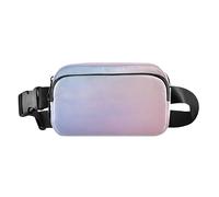 Bourgogne Sky Sac banane tendance pour femmes, hommes, adolescents, petit sac banane avec sangle réglable pour le cyclisme et la randonnée, Rêve impressionniste, 1 size