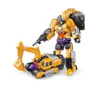 (Bourgogne) Transformers Robot Transformation Ingénierie Véhicule Basculant Mélangeur Chariot Élévateur