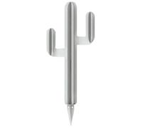 Bourguignon CAC02DB0300BLAN Cactus décoratif double branches 30 cm Blanc