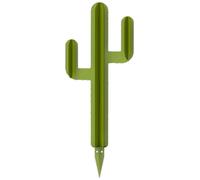 Bourguignon CAC02DB0300KAKI Cactus décoratif double branches 30 cm Kaki