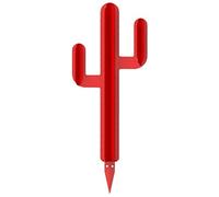 Bourguignon CAC02DB0300ORAN Cactus décoratif double branches 30,00 cm Orange