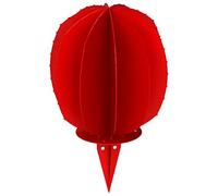 Bourguignon CAC03BOU092ROUG Cactus décoratif boule 9,2 cm Rouge