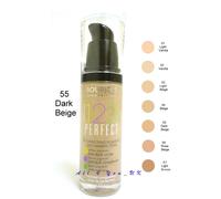 Fond de teint - BOURJOIS - 1.2.3. PERFECT - 055 Beige foncé - Tous types de peau