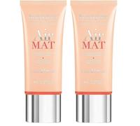 Bourjois - Air Mat 24H Fond de Teint - 01 Rose Ivory - 30 ml (Lot de 2)