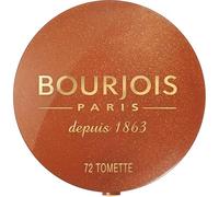 BOURJOIS - Boîte Ronde Blush 72 Tomette - Piceau & Miroir Intégré - Technologie Fard Cuit - Texture Fine & Légère - Facile À Estomper - Parfum Gourmand