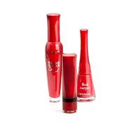 Bourjois - Coffret Rue Royale 3 produits : 1 rouge à lèvres Velvet The Lipstick, 1 mascara Volume Glamour Oh Oui et 1 vernis 1 Seconde