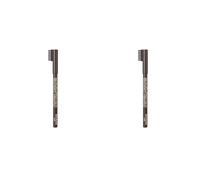 Bourjois Crayon à sourcils - Brow Reveal Précision - Crayon avec brosse intégrée - Sourcils nets et bien dessinés - Application rapide et précise - Fini naturel - 04 Brunette (Lot de 2)
