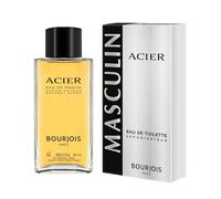 BOURJOIS - Eau de toilette Homme Acier | Parfum frais et viril | Parfait pour une utilisation quotidienne | le vaporisateur de 100 ml | LOT DE 3