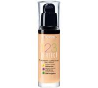 Bourjois - Fond de Teint 1.2.3 Perfect - 3 en 1 : Anticernes, Anti-Terne et Anti-Rougeurs - Fini Semi-Mat - Formule Anti-Brillance et Hydratante - 54 Beige 30ml
