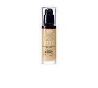 BOURJOIS - Fond De Teint 123 Perfect 55 Beige Foncé - Fini Semi-Mat - 3 Pigments Correcteurs (Anticernes, Antiterne, Anti-rougeurs) - Couvrance Moyenne - Tenue Jusqu'à 16h - SPF10 - 30ml