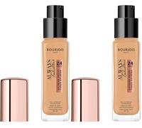 BOURJOIS - Fond De Teint Always Fabulous 24h 210 Vanille - Fini Semi-Mat - À L'Acide Hyaluronique & Vitamine E - Haute Couvrance - Longue Tenue 24h - SPF20-30ml (Lot de 2)