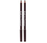 Bourjois Khôl & Contour Crayon Yeux Couleur intense, Tenue jusqu'à 16h, Fini mat, 05 Choco-Lacté 1,2 g (Lot de 2)