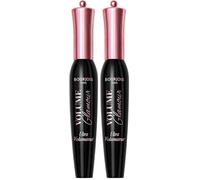 Bourjois, Mascara Volume Glamour Noir, Volume instantané, Résultat Naturel, Pigments Noirs Intenses, 12 ml (Lot de 2)