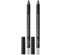 Bourjois Paris Contour Clubbing Crayon Yeux Waterproof, Texture Coulissante et Doux, Formule avec Huiles de Jojoba, No. 41 Black Party, 1.2g (Lot de 2)
