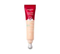 Bourjois Sérum correcteur 2-en-1 Healthy Mix, lisse les rides et les ridules au fil du temps, rafraîchit le contour des yeux, caféine, vitamine C, E et B5, applicateur rafraîchissant, Ivory, 11 ml