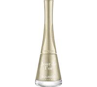 Bourjois Vernis à ongles 1 seconde, 40 Jour de l'Or, Pinceau panoramique anti-débordement, Galbe parfait instantanément, Application facile et rapide, Couleur intense
