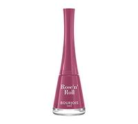 BOURJOIS - Vernis À Ongles 1 Seconde 48 Rose'N'Roll - Séchage Rapide En 50 Secondes - Pinceau Panoramique Anti Débordement - Application Facile - Couleur Intense - 9 ml